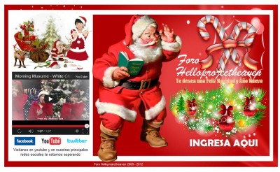captura del index navideño